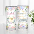 thumbnail image 4 of 70th Birthday Gifts for Women, 70th Birthday Tumbler Gift Ideas, Happy 70 Year Old Birthday Gift for Mom Grandma Sister, 1953 Birthday Gifts, 70th Birthday Decorations for Women Her-20 OZ, 4 of 6