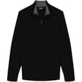 thumbnail image 4 of Suéter IZOD Premium Essentials para hombre con cierre de un cuarto, negro, talla S, 4 of 4