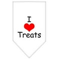 thumbnail image 4 of Pet and Dog Bandana Screen Printed, "I Love Treats", 4 of 10