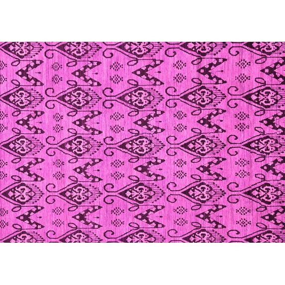 Ahgly Company Indoor Rectangle Abstract Pink Modern Area Rugs, 8' x 12'