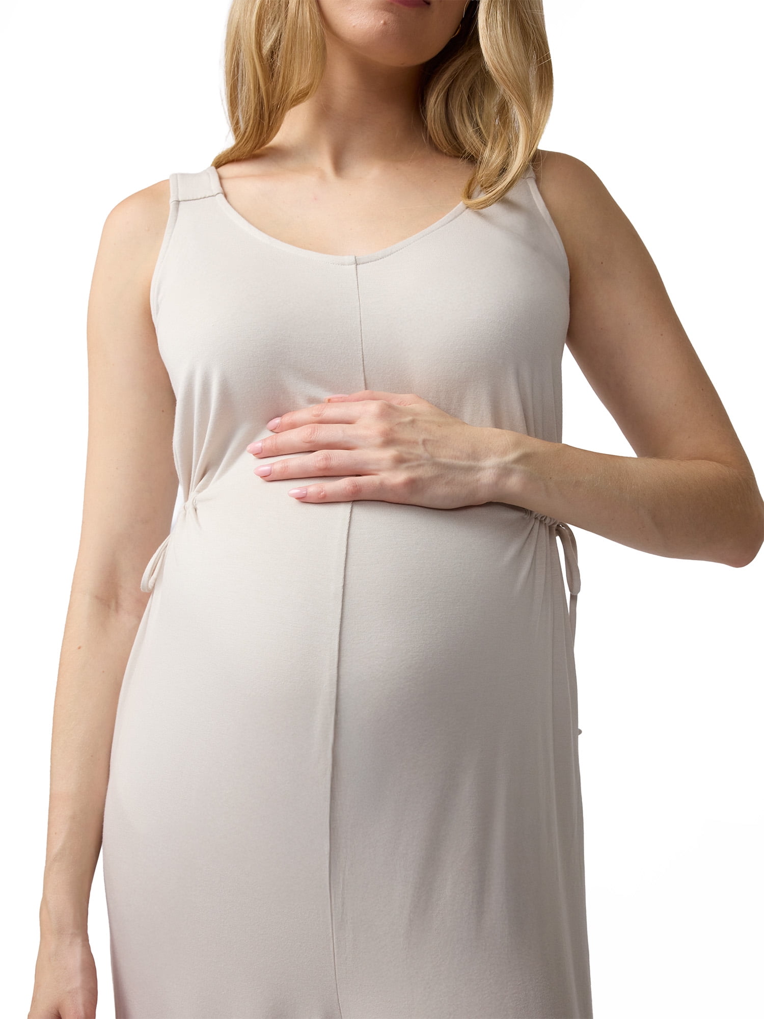 Ingrid & Isabel For Every Belly Women's Maternity Sleeveless Knit Leisure Jumpsuit, Sizes S-XXL
