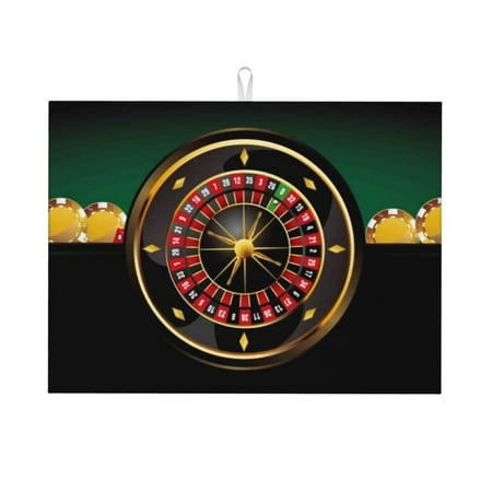 

Bingfone Casino (2) 18 X 24 Dish Drying Mat For Kitchen Counter Ultra Absorbent Microfiber