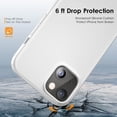 thumbnail image 2 of DTTO iPhone 13 Case, Shockproof Silicone [Enhanced Camera and Screen Protection] , White, 2 of 7