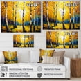 thumbnail image 4 of Designart Golden Birch Woods I Canvas Wall Art, 4 of 5