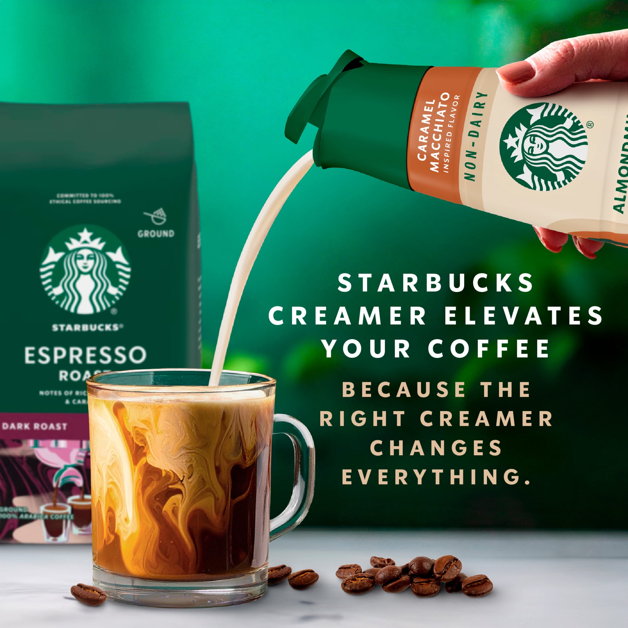 Starbucks Caramel Macchiato Non-Dairy Creamer, 28 fl. oz. Bottle 28 fl oz