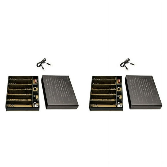 2X USB 5V 9V 12V Salida DIY 18650 Batería UPS Caja de Fuente de Alimentación para DVR Módem Enrutador Inalámbrico Teléfono Móvil LED