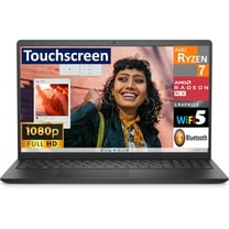 Dell Inspiron 15.6" FHD Touchscreen Laptop | AMD Ryzen 7 7730U(Beat Intel Core 7 150U) | AMD Radeon Graphics | Black | 32GB RAM | 512GB SSD | Windows 11 Home |