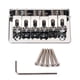 thumbnail image 1 of Sonducket Puente de bajo eléctrico con llave y tornillos, sillín, accesorios de guitarra dura, accesorio musical, resistente al desgaste, para Accesorios para instrumentos musicales, 1 of 6