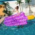thumbnail image 4 of Sweet Dreams Pool Float Inflatable Ice Cream Bed for Relaxation Easy Inflate/deflate Eye-catching Design Compact Storage, 4 of 5