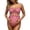 #01 Watermelon Red, variant on Gyexs Maternity Swimsuit Two Piece High Waisted Ruffle Bikini Set Beach Adjustable Straps Summer Pregnancy Bathing Suit #01 Watermelon Red, Size XL
