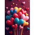 thumbnail image 4 of Heart Balloons Backdrop Background Wall Banner Valentines Day Party Decorations Romantic Celebration Event Decor Wedding Photography Prop, 4 of 4