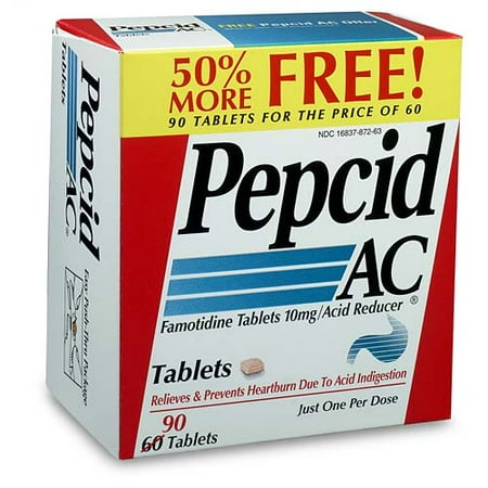 Pepcid AC Tablets, 90-Count