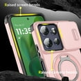 thumbnail image 5 of ELEHOLD Case for Motorola Moto G Power (2025)/Moto G Play 2025, TPU+PC Shockproof Military Grade Built-in Ring Holder Kickstand Magnetic Shockproof Case for Motorola G Power (2025),Pink, 5 of 9