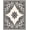 Black, Pattern 2, variant on ODIKA 6'x9' Machine Washable Non-Slip Area Rug, Elegant Trellis Palace Inspired Botanical Swirl High Traffic Rug, Black, 665210