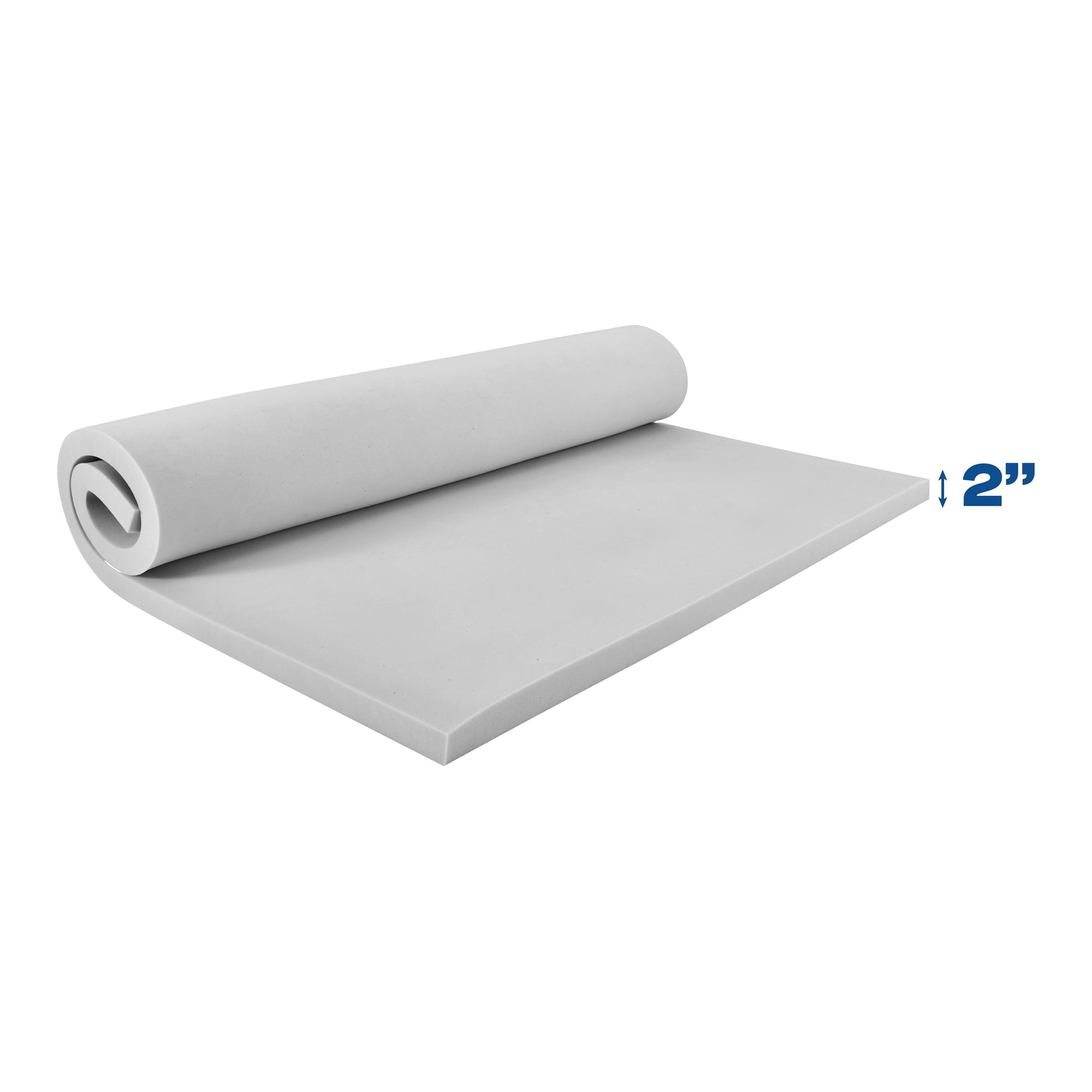 Sealy Essentials 2" Gel-Memory Foam Mattress Topper, Full, Adult