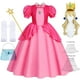 thumbnail image 2 of Vestidos de melocotón para niñas, disfraz de princesa, ropa de fiesta, Cosplay, Halloween, Carnaval, cumpleaños Fivean unisex, 2 of 2
