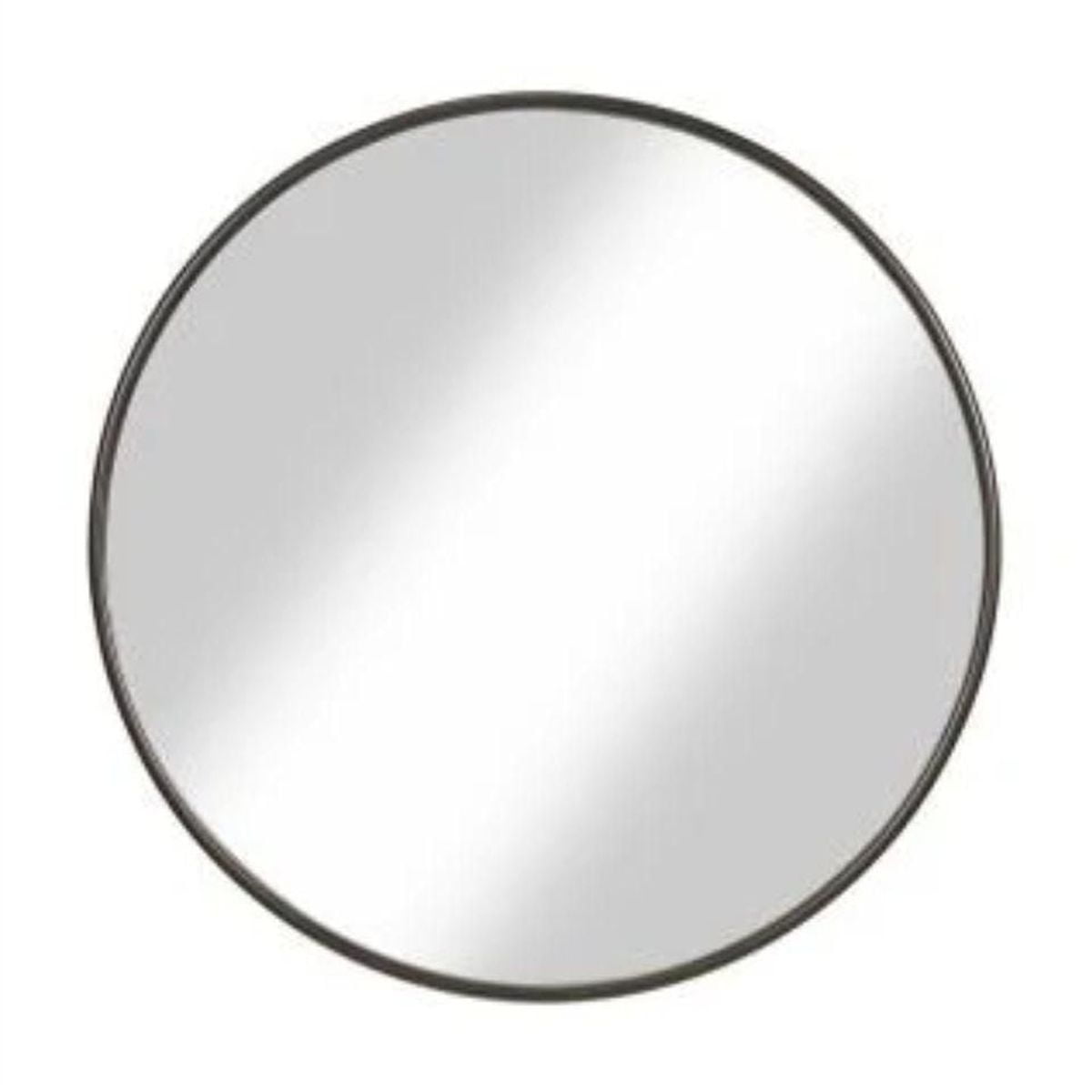 Take Me Home Alitza Mirror 32" with modern metal frame in black