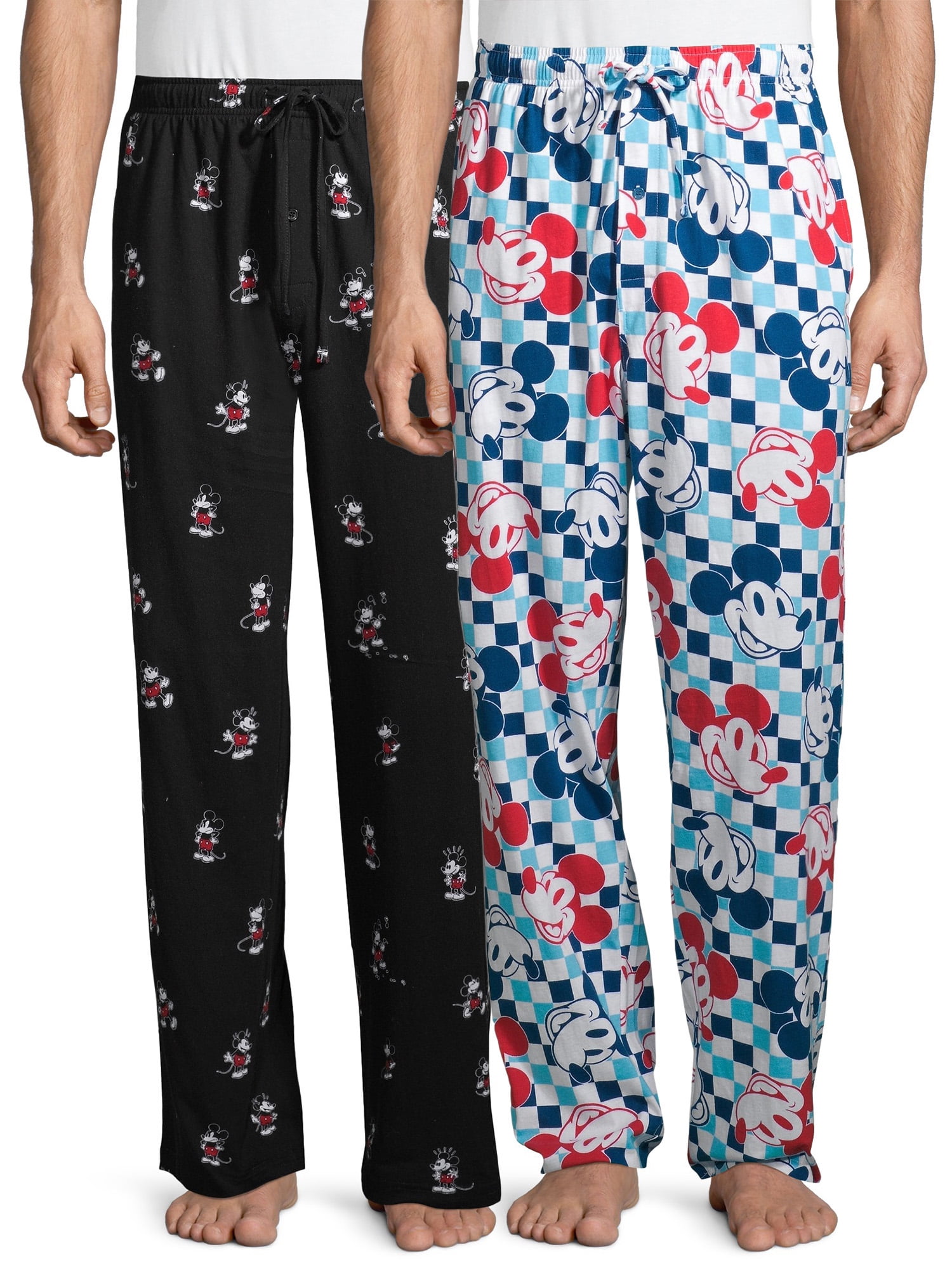 Disney Men's Mickey 2-pack Pajama Pants - Walmart.com