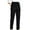 Black, variant on Lovskoo Women's Corduroy Pants Casual High Waisted Straight Leg Pants Loose Comfy Trousers with Pockets Claret