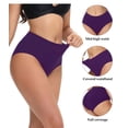thumbnail image 2 of Calzoncillos posparto de algodón Panties wirarpa para mujer, paquete de 5, 2 of 6