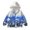 Blue, variant on Boys Windbreaker Jacket with Hood Outdoor Play Printed Pullover Lightweight Raincoat for Cold Weather 3-13Y,Color:Red