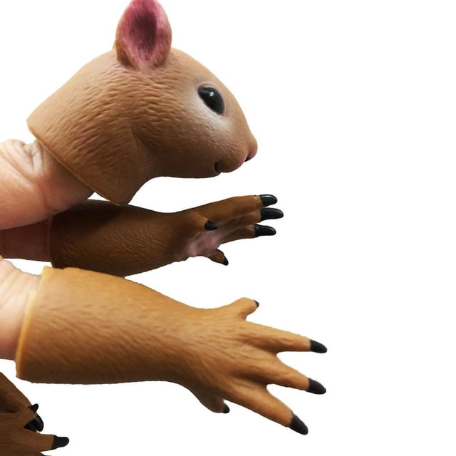 Dedo marioneta de mano juguetes animal marioneta de dedo novedad dedo mano marioneta juguetes dedo muñeca accesorios Animal dedo marioneta niños regalo ANGGREK Otros