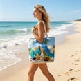 thumbnail image 5 of LEFXSMR Beach Bags for Women, Large Beach Bags Waterproof Sandproof Vacation Style, Portable Canvas Tote Bag for Swim Pool & Outdoor Use, 5 of 6