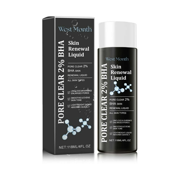 2% BHA Skin Liquid, BHA Skin Liquid Exfoliant For Face, Facial Exfoliator Serum Improves Skin Texture