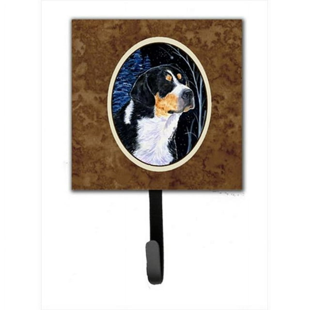 Carolines Treasures SS8393SH4 Nuit Étoilée Bernese Mountain Dog Leash Holder Ou Key Hook
