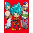 thumbnail image 2 of Dragon Ball Super Group Character Art Boy's Red T-shirt-XS, 2 of 4
