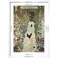 thumbnail image 5 of Art.com Garden Path with Chickens Art Print by Gustav Klimt, White Frame Wall Art, 17" x 23", 5 of 5