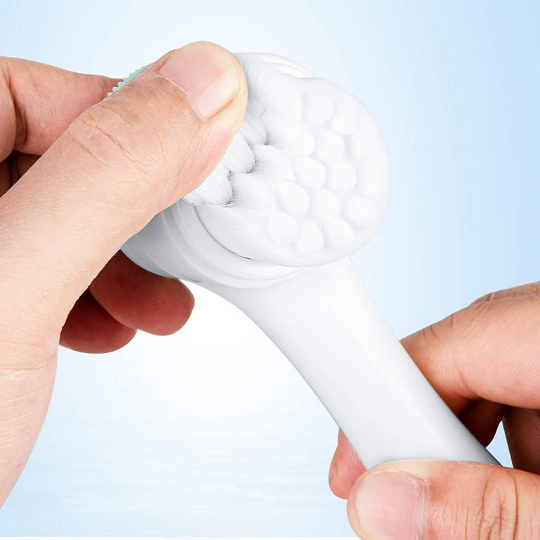 Silicone Facial Cleansing Brush Face Deep Cleaning Massage Makeup Removal  Brush Double Heads Skin Care Brush Tool Pore Cleaner Silicone Facial Cleansing  Brush - China Facial Cleansing Brush and Face Cleaning Massage