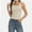 Beige, variant on Women's Slim-Fit Strap Camisole Tank Top - Basic Cami Undershirt