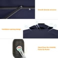 thumbnail image 3 of ACEGOSES LED 9ft Aluminum Patio Market Circle Outdoor Umbrellas with Solar Lights and Sturdy Ribs,Navy Blue, 3 of 7