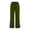 Blackish Green, variant on Womens Essentials Summer Fashion Clothing Women's Textured Elastic High Waisted Wide Leg Pants Casual Pants Casual Pants for Women