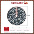 thumbnail image 2 of Rateoe Sea Shells 1 Pattern Christmas Tree Skirt with Ties , Christmas Tree Decorations, Farmhouse Christmas Decor Xmas Holiday Decorations-30", 2 of 6