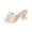 Beige, variant on Women's Sandals High Heels Party Wedding Solid Color Breathable for Summer Outdoor Daily Casual Wear Sandals Vacation Sandals Orange