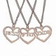 thumbnail image 1 of Best Friends Necklace Gold 3 pcs/piece Rose Gold, 1 of 1
