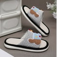 thumbnail image 5 of KANG Colorful Thick Soled Linen Slippers For Indoor Non Slip Slippers, 5 of 9