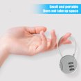 thumbnail image 3 of LJNYFDC Keyless Door Lock Zinc Alloy Luggage Locks 3 Digit Combination Lock Travel Suitcase Padlock for Backpacks, 3 of 7