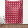 thumbnail image 4 of Ambesonne Floral Fabric by the Yard Upholstery, Peony Blossoms Bouquet Print, 2 Yards, Dark Coral Turquoise, 4 of 5