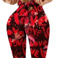 thumbnail image 2 of Puntoco Mujeres Impresión Cintura alta Estiramiento Strethcy Fitness Leggings Pantalones de yoga Puntoco Puntoco-4555, 2 of 9