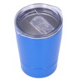 thumbnail image 4 of Taza de café aislada de acero inoxidable, 260 ml, pequeña capacidad, preservación del calor, taza de café de viaje para centro comercial, juego de fútbol, azul, 4 of 5
