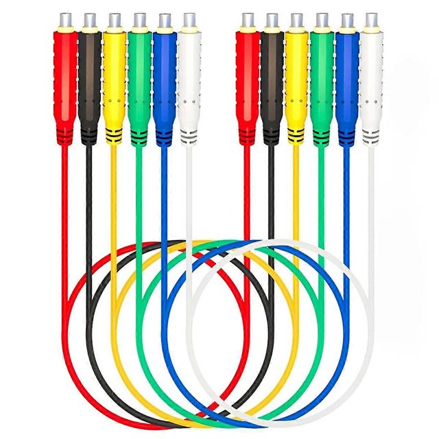 6Pcs Magnetic Test Leads Silicone Flexible Jumper