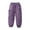 Purple, variant on Kids Heavyweight Lined Snow Pants Windproof Water Resistant Soft Fabric Boys Girls Ages 2-13 Winter Outdoor Ski Travel Wear