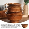 thumbnail image 3 of GETAJGHSD Wood Serving Bowl Wooden Bowl Assorted Color 1Pack 5.9x5.9x3In, 3 of 8