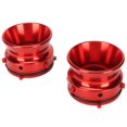 thumbnail image 3 of 1 Pair NAB Hub Adapters Professional Polished Aluminum Reel to Reel Tape Opener for Studer ReVox for Akai for Teac Red, 3 of 5