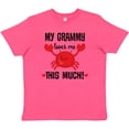 thumbnail image 3 of Inktastic Grammy Loves Me Grandchild Gift Youth T-Shirt, 3 of 5