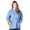Ceil Blue, variant on Women's Scrub Jacket Warm Up Lightweight Medical Scrub Jacket - Pack of 12 Set (White, X-Large)