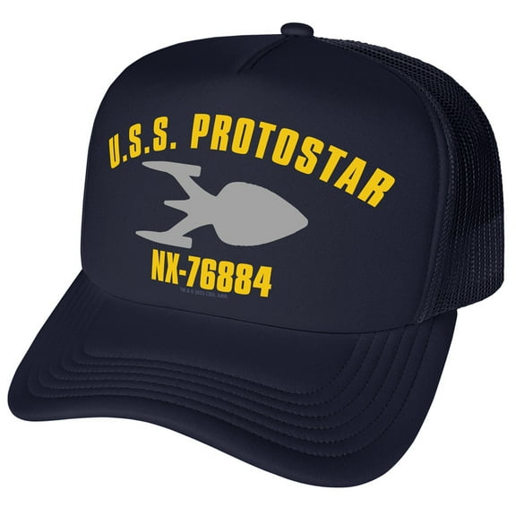Star Trek: Prodigy Protostar Nx-76884 Foam Snapback Trucker Hat - Unisex for Men and Women